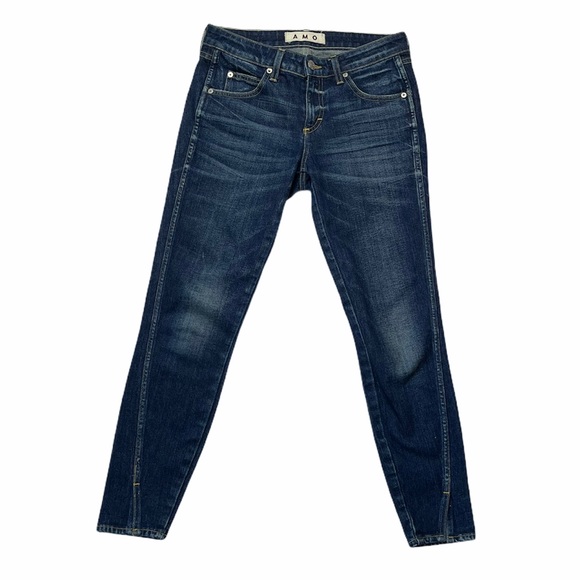 AMO | Twist Split-Cuff Jeans in Dark Vintage - Picture 2 of 7